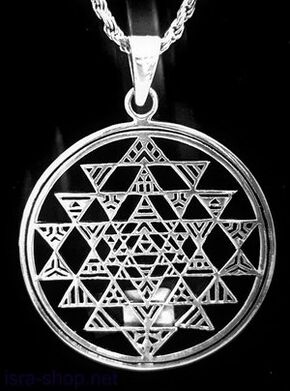 A metal amulet that attracts good luck in the form of a locket
