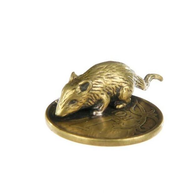 Coin purse mouse amulet for good luck in money matters