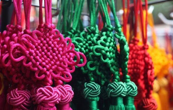 knotted knots as good luck charms